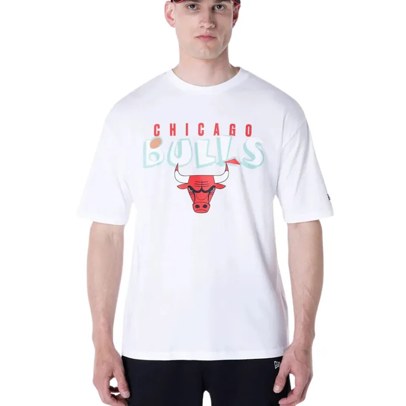 New Era T-Shirt NBA GRPHC OS TEE Chicago Bulls (60596259-WHI)