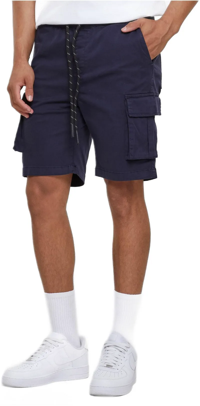 Drawstring Cargo Shorts Urban Classics TB4151-00155 navy
