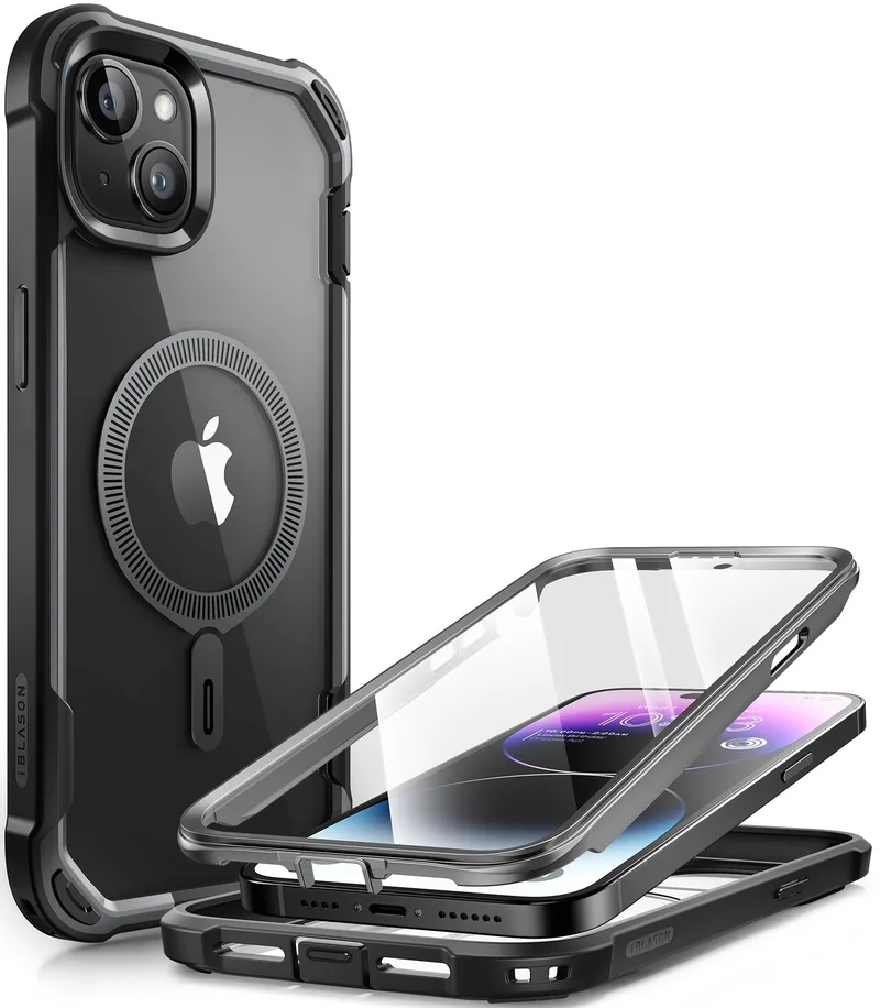 Θήκη iPhone 15 / 14 / 13 Supcase i-Blason Ares Mag Full Body 360° Ανθεκτική με MagSafe - Black (843439124264)