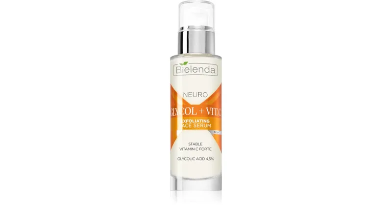Bielenda Neuro Glicol + Vit. C anti-age night serum scrub effect 30 ml