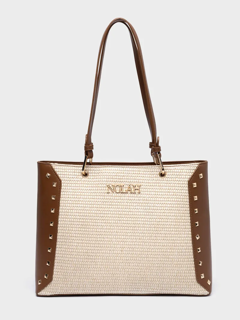 NOLAH ΓΥΝΑΙΚΕΙΑ ΤΣΑΝΤΑ IPANEMA CREAM DARK BROWN