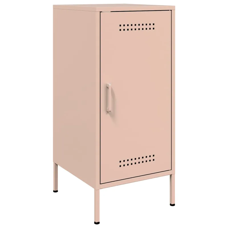 vidaXL Ντουλάπι Ροζ 36 x 39 x 79 εκ. από Χάλυβα