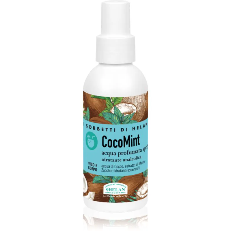 Helan CocoMint eau fraiche με ενυδατικό αποτέλεσμα για πρόσωπο και σώμα 100 ml