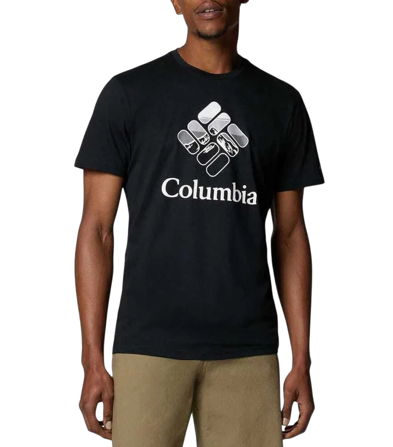 Ανδρικό Rapid Ridge T-shirt Μαύρο Columbia 1888813-001