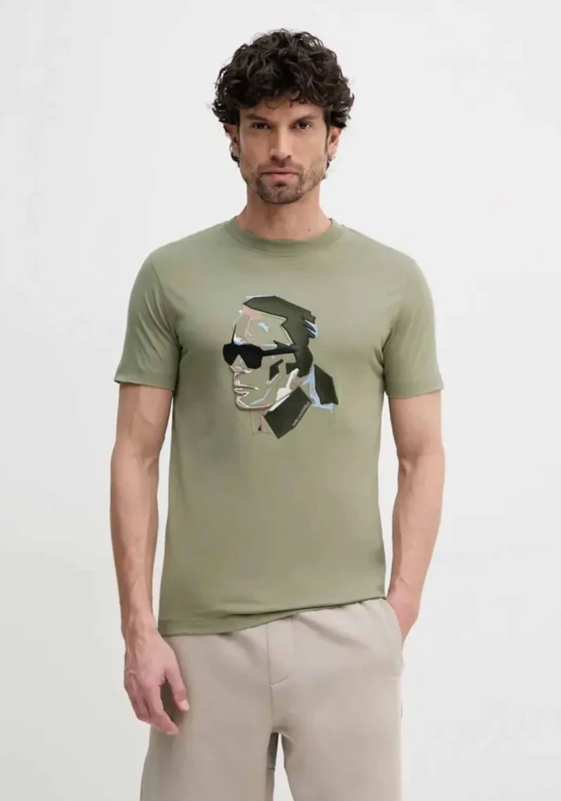 Karl Lagerfeld Μπλούζα της σειράς Crewneck - 755067 552241 580 Hunter green