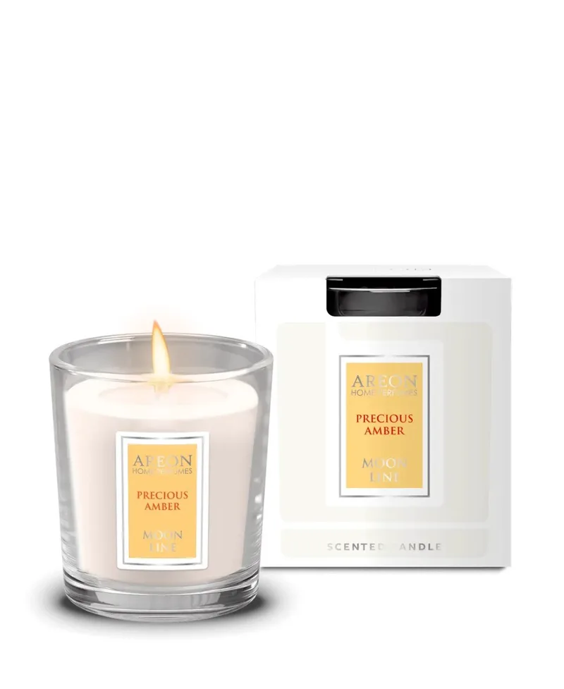 Areon Home Perfumes Scented Candle Moon Line - Precious Amber