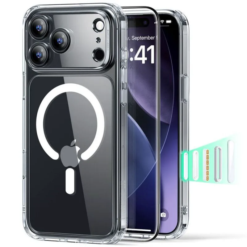 Full Protection Pro Set ESR Classic HaloLock MagSafe Clear iPhone 17 Pro Max