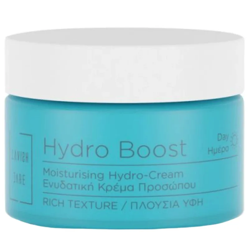 Lavish Care Hydro Boost Moisturising Rich Day Face Hydro-Cream Ενυδατική Κρέμα Προσώπου Ημέρας με Πλούσια Υφή 50ml