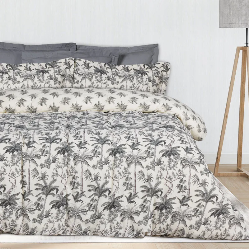 Σεντόνια Ημίδιπλα Με Λάστιχο Σετ Das Home Casual 5429 Grey 120x200+35, 170x260