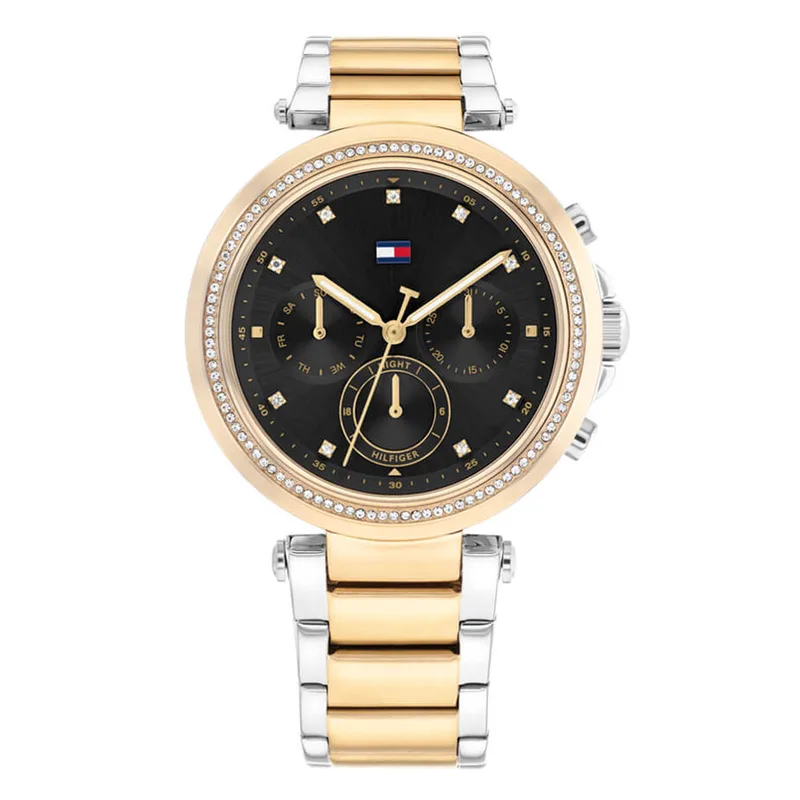 TOMMY HILFIGER Emily Crystals Two Tone Stainless Steel Bracelet 1782702
