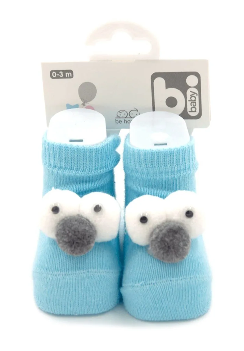 Καλτσάκια bebe Unisex Crazy Friends 68303-Γαλάζιο