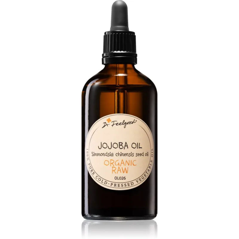 Dr. Feelgood BIO and RAW λάδι jojoba για όλους τους τύπους επιδερμίδας ακόμα και ευαίσθητης 100 ml