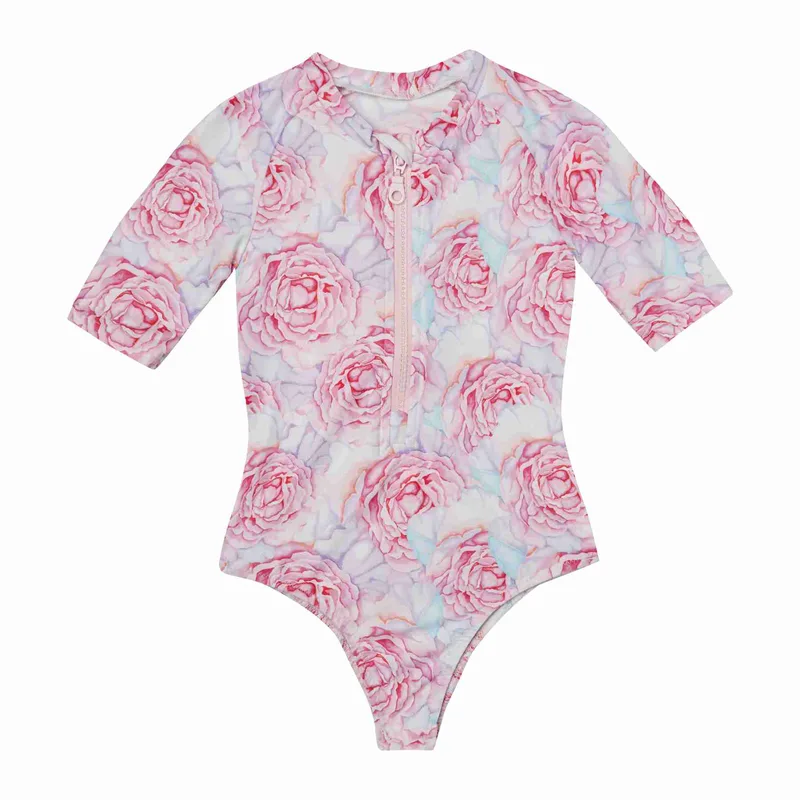 GIRL'S ONE PIECE SHORT ROSE