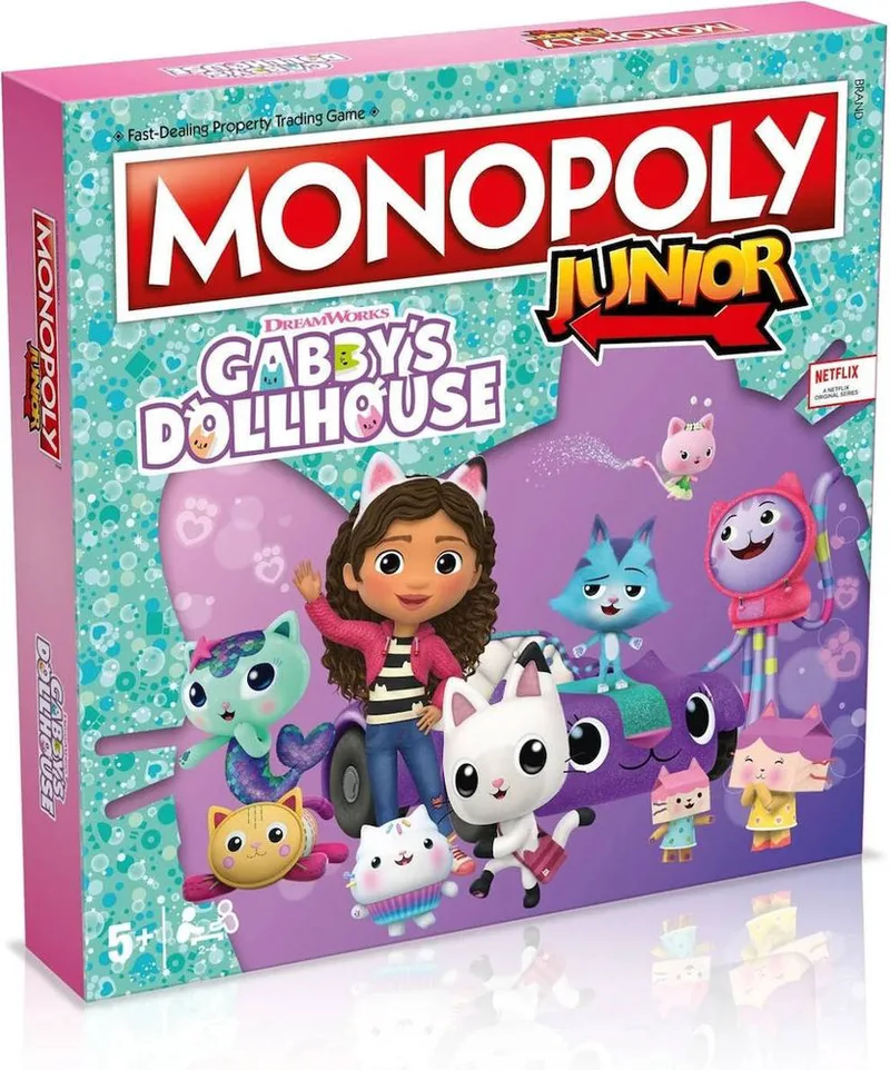 MONOPOLY WINNING MOVES JUNIOR GABBY'S DOLLHOUSE ΕΠΙΤΡΑΠΕΖΙΟ ΕΛΛΗΝΙΚΑ (WM04157)