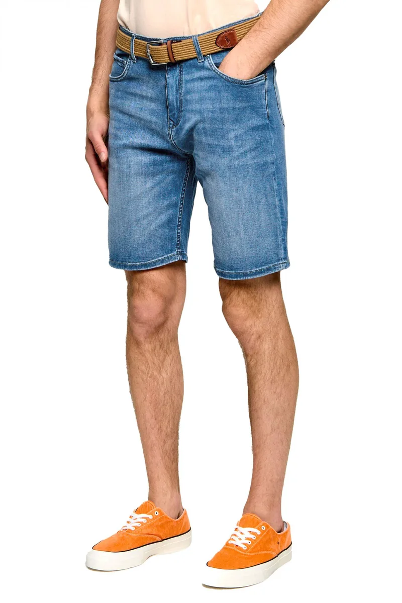 KARL LAGERFELD ΒΕΡΜΟΥΔΑ JEANS ΜΠΛΕ