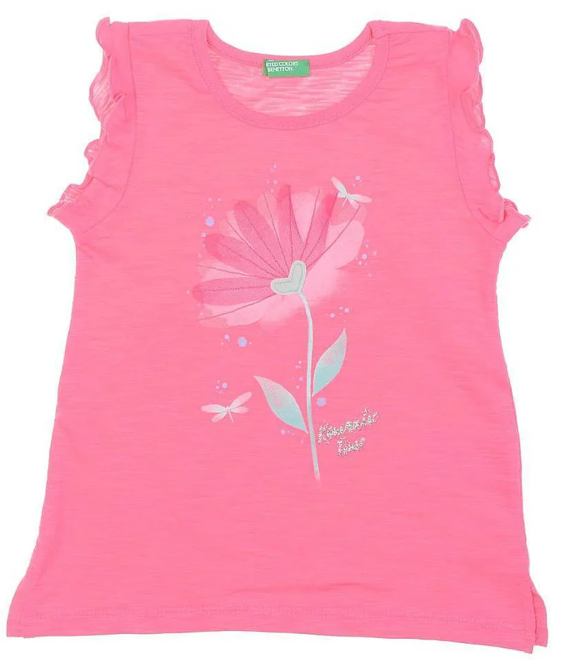TOP ΑΜΑΝΙΚΟ BENETTON #5 HELLO SUMM G ΦΟΥΞΙΑ ΜΕΛΑΝΖΕ (82 CM)-(1-2 ΕΤΩΝ)