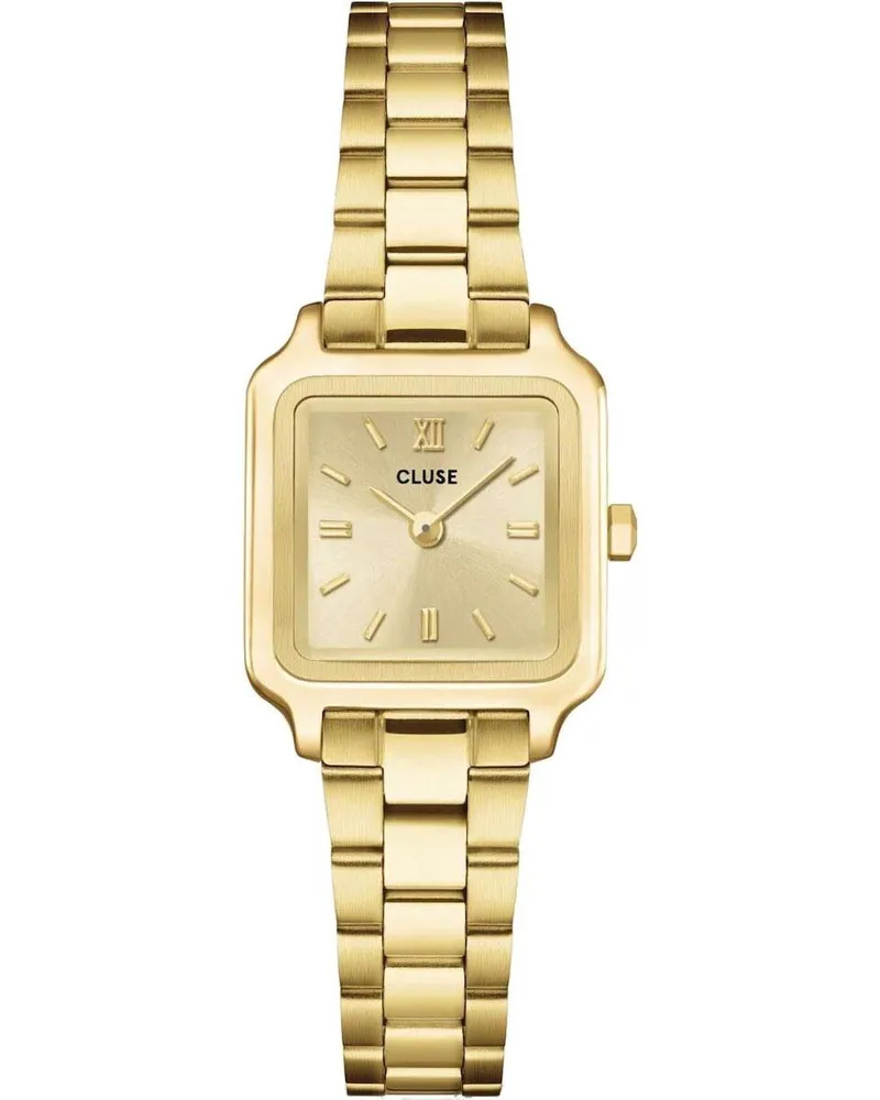 CLUSE Gracieuse Mini - CW15502, Χρυσό case with Stainless Steel Bracelet