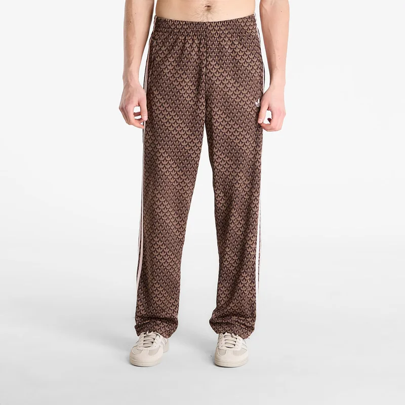 Φόρμα adidas Firebird Loose Monogram Track Tracksuit Bottoms Aurora Coffee/ Earth Strata/ Sandy Ροζ L