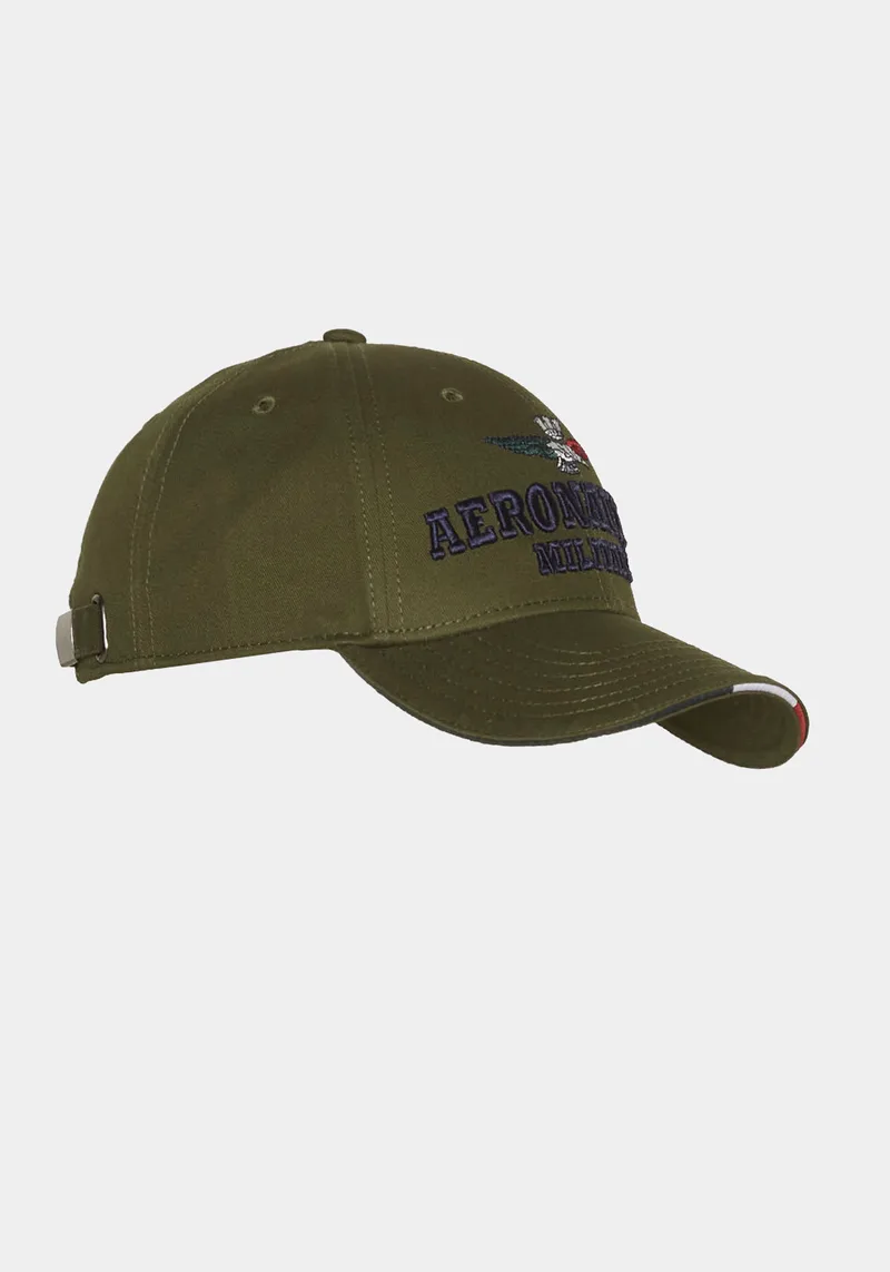 Aeronautica Militare Καπέλο της σειράς Baseball - HA1136 07237 Πράσινο Military