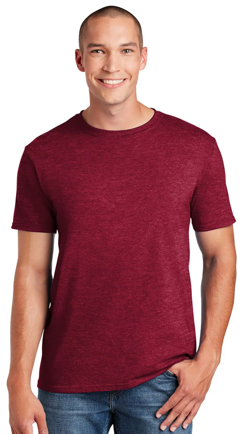 T-Shirt Softstyle 64000 Gildan Antique Cherry Red
