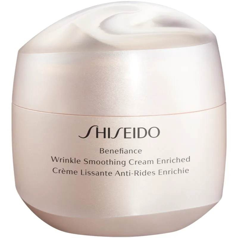 Shiseido Benefiance Wrinkle Smoothing Cream Enriched κρέμα ημέρας και νύχτας κατά των ρυτίδων για ξηρή επιδερμίδα 75 ml