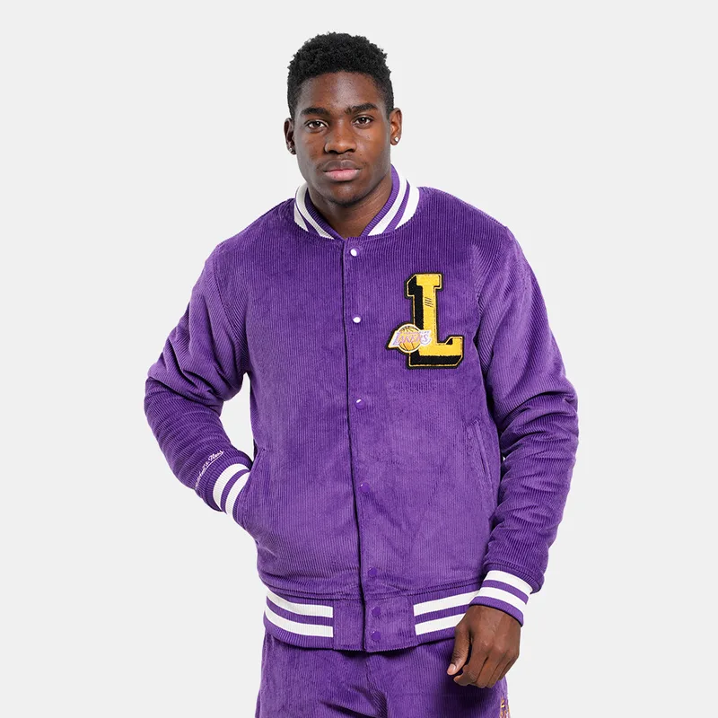 Mitchell & Ness Los Angeles Lakers Collegiate Varsity Ανδρικό Bomber Μπουφάν (9000178677_3149)