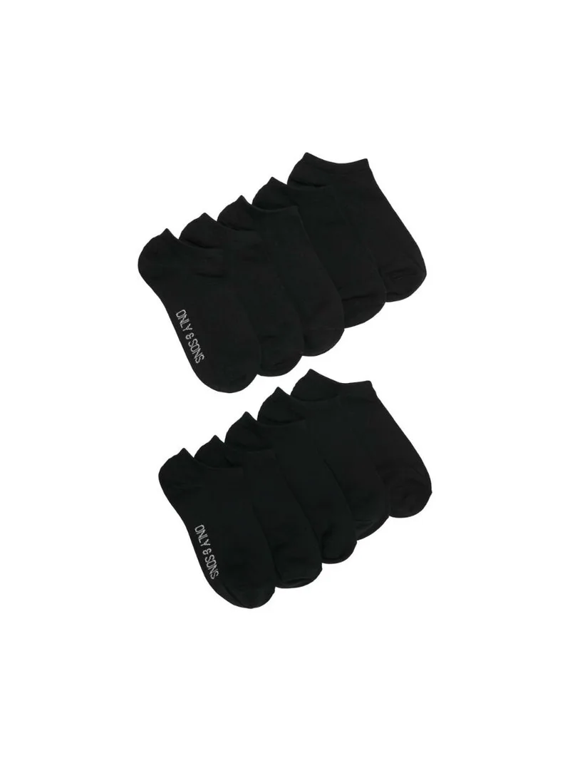 Only and Sons Brody Ανδρικές Κάλτσες Σετ των 10 22028445 Black Μαύρο