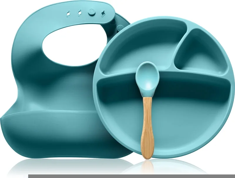 Minikoioi BLW II Aqua Green Cutlery Set