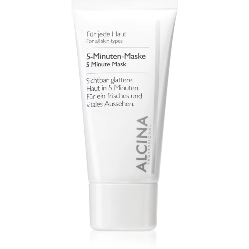 Alcina For All Skin Types 5 λεπτών μάσκα για φρέσκια ανανεωμένη εμφάνιση της επιδερμίδας 50 ml
