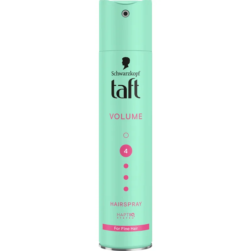 Schwarzkopf Taft Volume 4 Hairspray for Fine Hair Λακ για Όγκο & Φυσική Κίνηση, Κατάλληλη για Λεπτά Μαλλιά 250ml