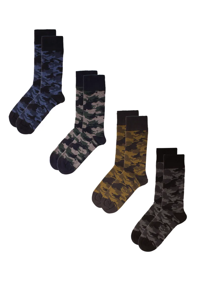 Κάλτσες ανδρικές οικονομικό πακέτο Camo 4 Τεμ. TRP2