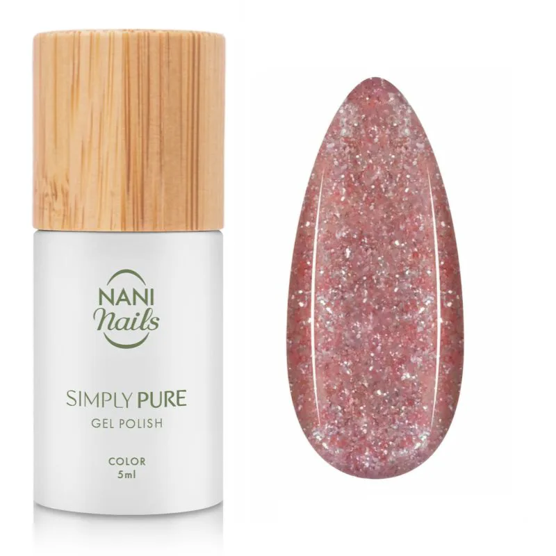 NaniNails Simly Pure τζελ βερνίκι νυχιών με τη χρήση των UV/LED λαμπτήρων απόχρωση Rosy Bronze 5 ml