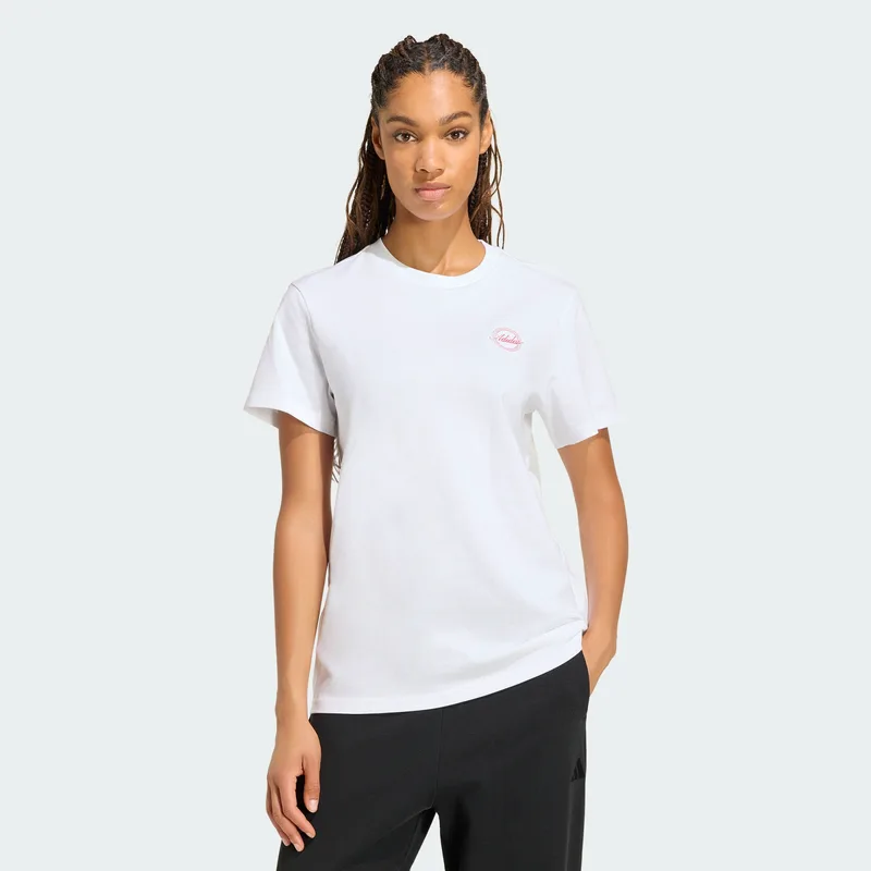 adidas sportswear W Travel Loose Graphic T-Shirt (9000280911_1539)