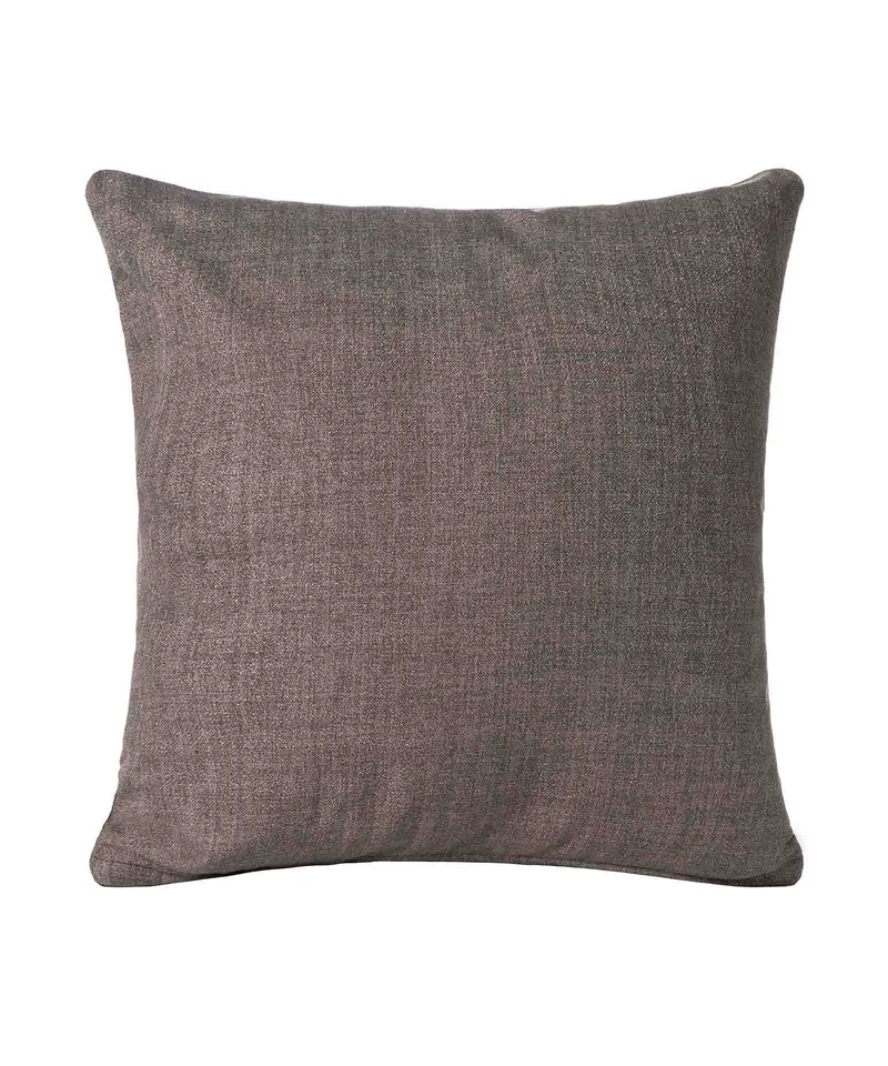 Μαξιλαροθήκη Διακόσμησης Silk Fashion Α803 Γκρι Καφέ 45x45