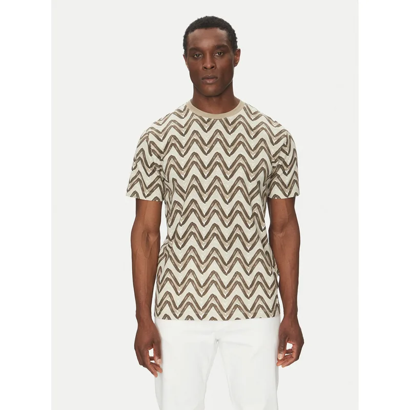Liu Jo T-Shirt QA5161 J7734 Καφέ Regular Fit