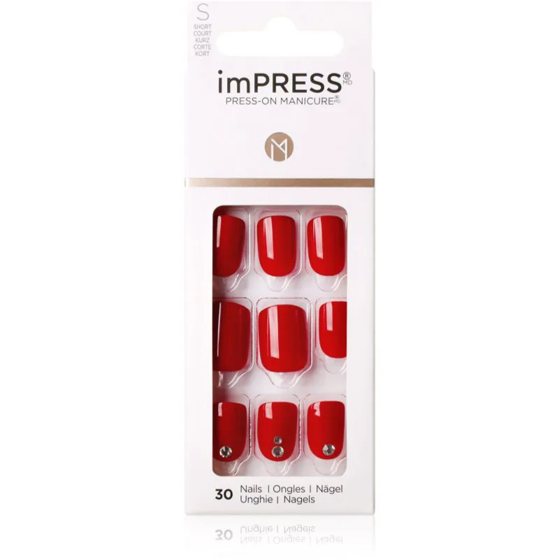 KISS imPRESS Short Ψεύτικα νύχια Kill Heels 30 τμχ