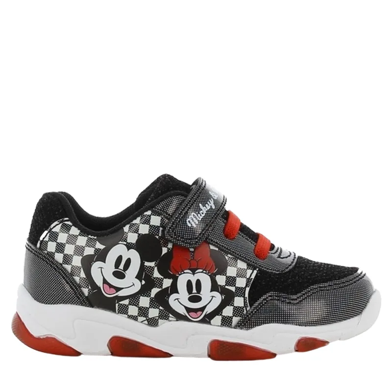 MICKEY MOUSE Αθλητικό με Φωτάκι 24-30 - ΜΑΥΡΟ - MK004485/02