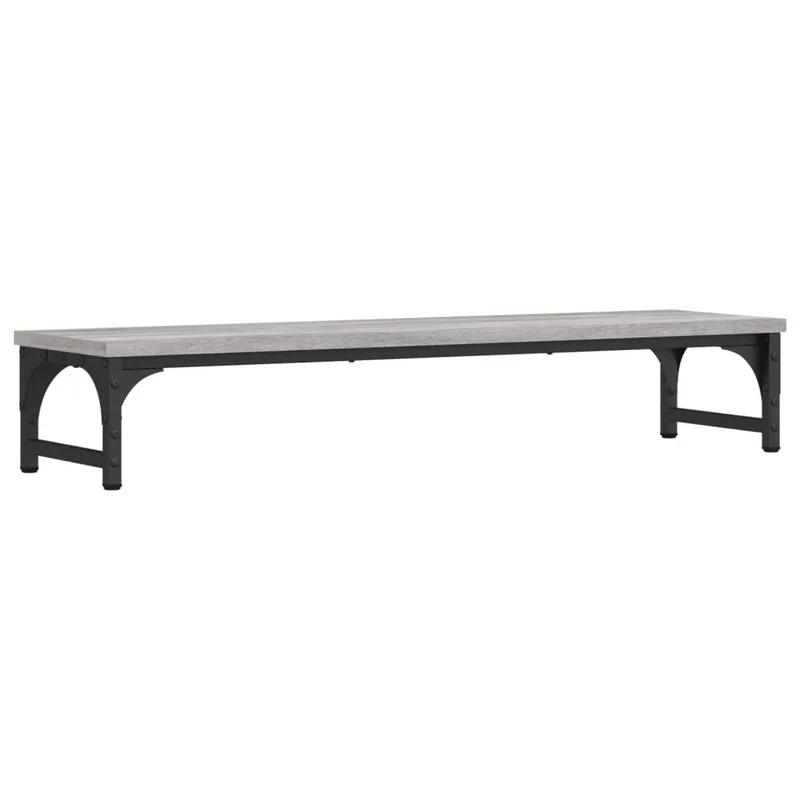 vidaXL Βάση Οθόνης Γκρι Sonoma 85x23x15,5 εκ. από Επεξεργασμένο Ξύλο