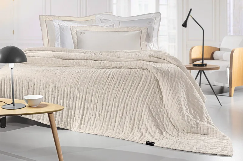 Κουβερλί King Size Guy Laroche Must Natural-Sand 270x250