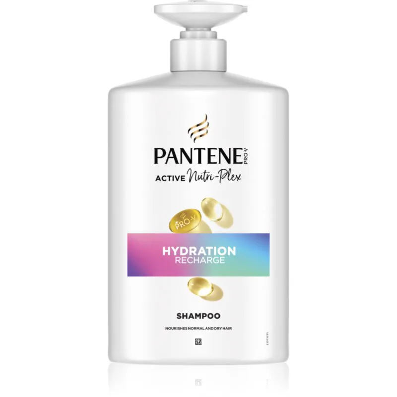 Pantene Pro-V Active Nutri Plex Hydration Recharge θρεπτικό σαμπουάν για ανανέωση και ενίσχυση των μαλλιών 1000 ml