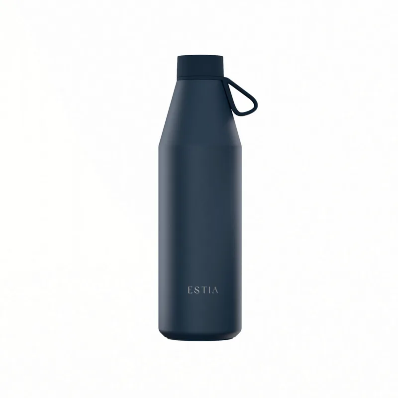 Θερμός-Μπουκάλι Ανοξείδωτο Indigo Flow Save The Aegean Estia 800ml 01-43124 (Υλικό: Ανοξείδωτο) - estia - 01-43124