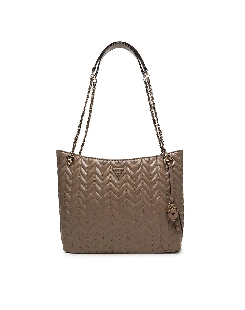 GUESS CHERYL 2 COMP TOTE ΤΣΑΝΤΑ ΓΥΝΑΙΚΕΙΟ HWTQ9720220-DRT SandyBrown