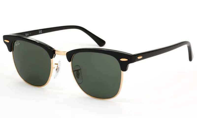 RAY BAN ΓΥΑΛΙΑ ΗΛΙΟΥ RAY BAN CLUBMASTER 3016 W0365 4921 3016 ΜαύροΧρυσό
