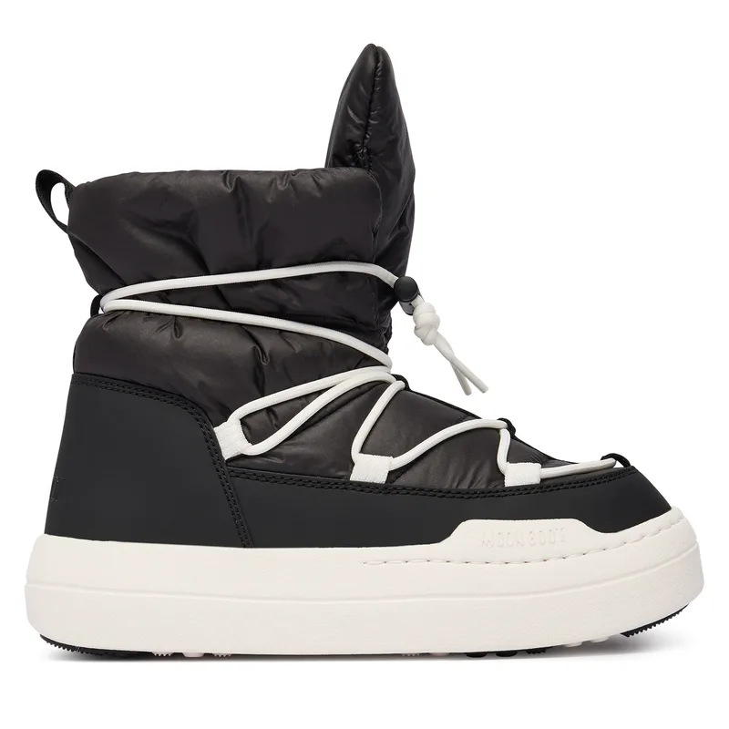 Μπότες Χιονιού Moon Boot Jr Park lace Mid 80D3440070 D Μαύρο
