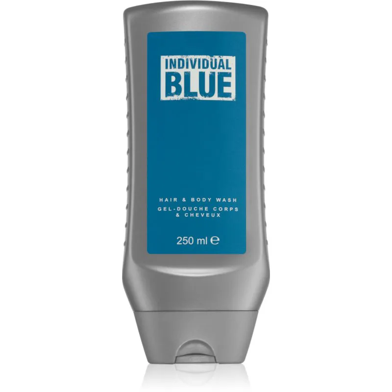 Avon Individual Blue αρωματισμένο τζελ ντους 2 σε 1 για άντρες 250 ml