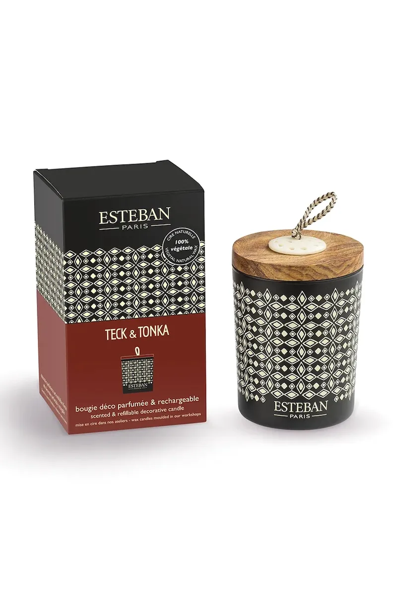 Αρωματικό κερί Esteban Teck & Tonka 180 g