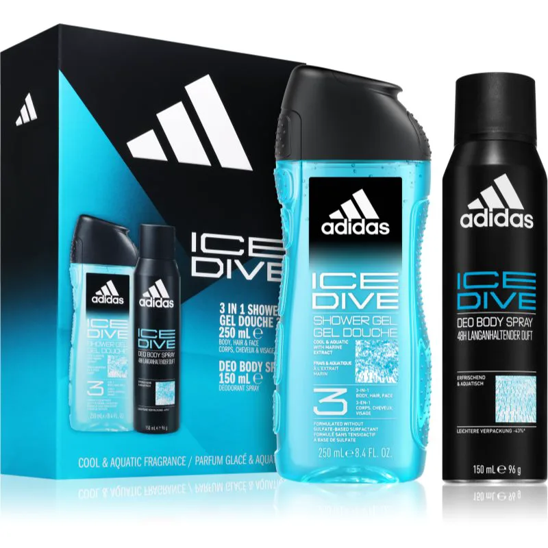Adidas Ice Dive σετ δώρου για άντρες 2 τμχ