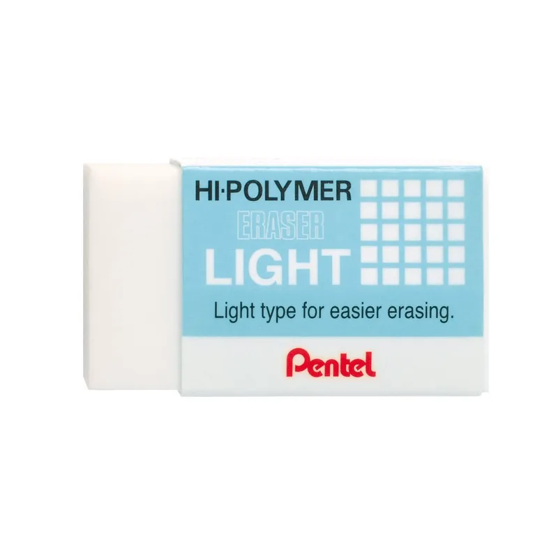 Γόμα Λευκή για Μολύβι HiPolymer Light Pentel Μικρή ZEL05