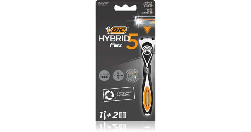 BIC FLEX5 Hybrid razor + 2 replacement blades