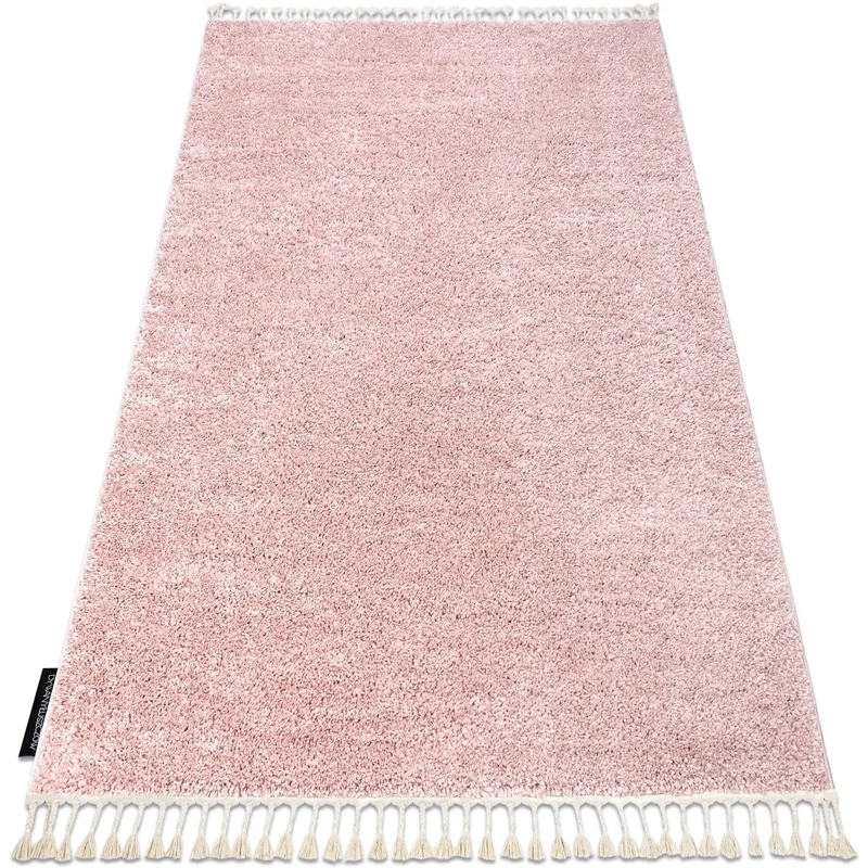 Χαλιά Rugsx Χαλί BERBER 9000 ροζ Φράντζα ΒερΠ180x270 cm
